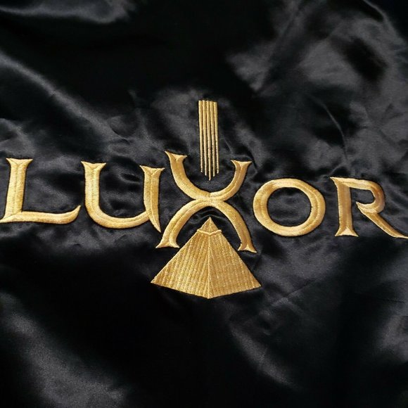 Vintage Luxor Casino Bomber Satin Jacket Las Vegas - Picture 7 of 10